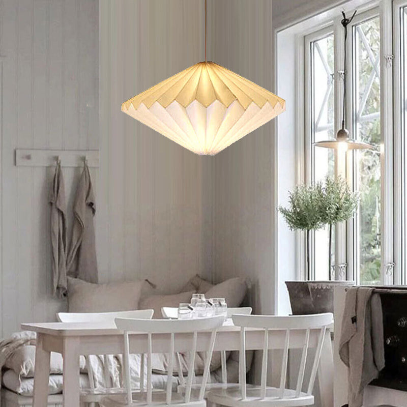 Nordic Creative Paper Origami Lantern Shade Pendant Light Decor (Saucer)