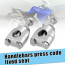 7/8 22mm Motorcycle Handle Bar Risers Dirt Pit Bike Motorbike Handleable Clamps