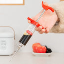 Stainless Steel Needle BBQ Flavor Injector Roast Meat Spice Sauce Syringe S