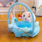 Baby Sofa Support Seat Cover Learning To Sit Chair with Rod (Caterpillar) Newly