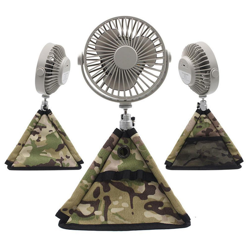 Camping Tripod Fan Storage Bag Outdoors Blowing Fan Holder (Camo)