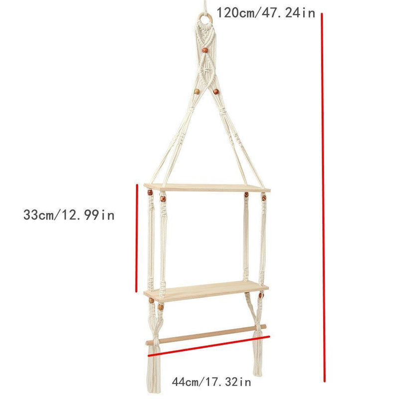 Decoration Hanging Basket Plants Holder Basket Flower Pot Hanging Cotton Rope