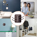 Strong Stick Adhesive Rotary Hooks 4 in 1 Wall Hangers Holder for Bathroom