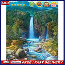 DIY Full Round Diamond Painting Waterfall Wall Picture Rhinestone Mosaic Ki