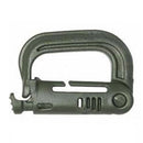 Outdoor D-Shape Backpack Carabiner Plastic Steel Hanging Clasp (Army Green)