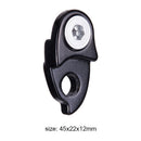 Road Bike Derailleur Hanger 40/42/46/50T MTB Rear Extension Hanger (Black) Newly