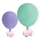 6pcs Plastic Inflatable Balloons Kids Kindergarten Party Toys Color Random Newly
