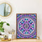 5D DIY Full Drill Cross Stitch Diamond Painting Purple Mandala Mosaic Wall Decor