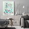 Tea Cup Drawing Frameless DIY Oil Paint by Numbers Canvas Home Decoration