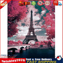 DIY 5D Diamond Painting Eiffel Tower Landscape Cross Stitch Mosaic Picture Newly