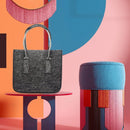 Felt Storage Organizer Portable Book Magazine Basket Laundry Clothes Bag  Newly