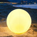 30cm Outdoor Pool Toys 16 Color Luminous Waterproof Floating Glow Ball Kids G