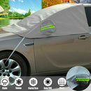 Auto Snow Cover with Night Reflective Strips Car Windscreen Mirror Shield Cover