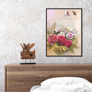 5D DIY Flower Bird Cage Full Round Drill Diamond Painting Craft Home Wall Decor