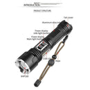Bank Strong Light Focus Light Flashlight Torch Powerful Flashlight High Powe