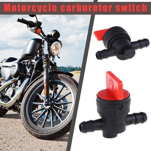 For 1/4" ID Pipe Motorcycle Fuel Tap 8mm Fuel Petrol Switch Petcock N Tank E0Y9