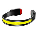 COB LED Headlight Portable 500LM Headlamps Torch for Camping Hiking (Black)