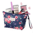 Print Travel Cosmetic Handbag Portable Women Oxford Makeup Wash Pouch Organiz