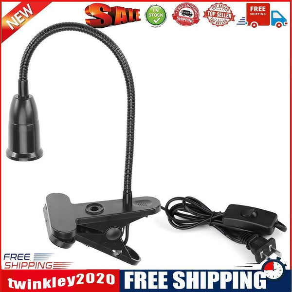 E27 Lamp Holder for LED Clip Table Lamp 1.7m Wire US Plug Home Hotel Supply