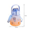 1.3L Large-capacity Water Bottle Outdoor Sports Gradient Cup (Blue Orange) Newly