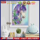 Succulents Horse 5D DIY Diamond Painting Rhinestone Full Round Drill (B4661