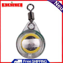 Mini Fishing Lure Light 3-Color LED Fisheye Shape Fishing Bait Luminous Lures
