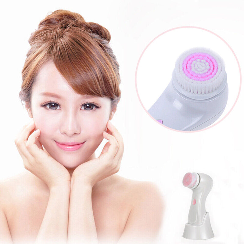 Electric Face Washing Brush Deep Cleansing Vibration Face Skin Massager-160161