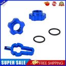 VXM 2pcs/Set MTB Bike Schrader Presta Valve Wheel Converter Nut Rim (Blue)