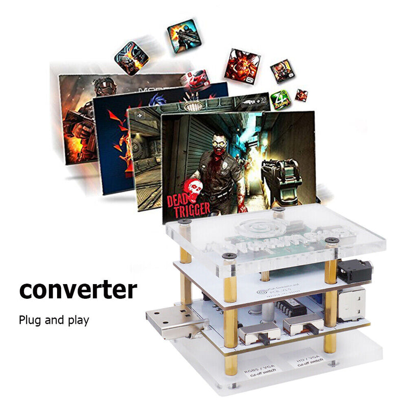 DC VGA Box HDMI-compatible Converter for SEGA DreamCast Game Console Parts