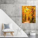 Autumn Maple Forest Diamond Painting Kits Full Round Drill Wall Decor Art Craft