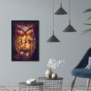 11CT Printed Full Cross Stitch DIY Glitter Owl Hand Painting Room Decoration Kit