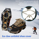 Spikes Crampons with 19 Teeth, Ice Snow Grips Cleats Anti Slip for Walking Newly