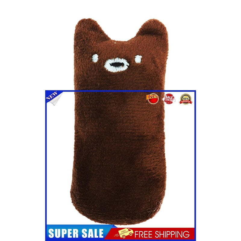 Cat Catnip Toys - Pet Supplies Kitten Plush Chew Toys for Cats (Coffee)