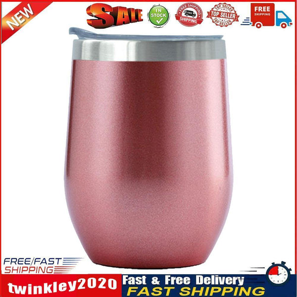 Stainless Steel Coffee Mug Vacuum Insulated Beer Leak Proof Drink Cups (M) Newly