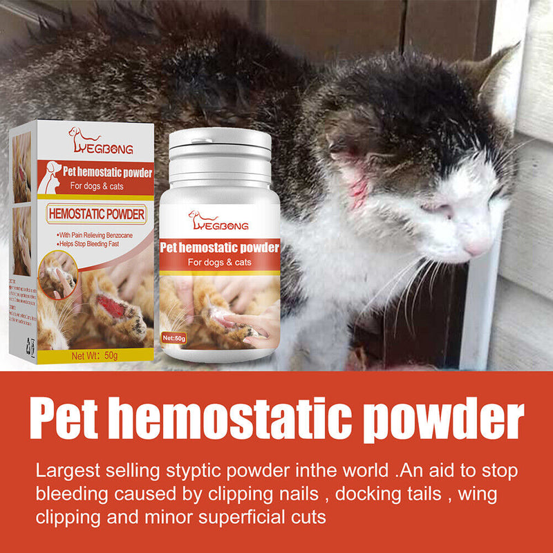 #A Safety Hemostatic Powder Broken Injury Dog Cat Stop Bleeding Powder Pet Produ