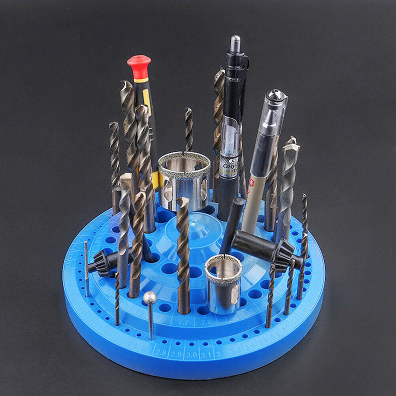 Drill Bits Empty Storage Box Holder Stand Display Container Manicure Accessories