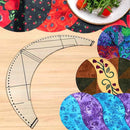 Quilting Ruler Tablecloth Braided Twist Template DIY Sewing Craft (8 inch)