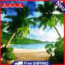 Beach Coconut Tree Oil Paint By Numbers Kits Canvas Picture Wall Art DIY Craft