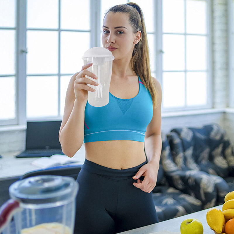 Low-cal Food Salad Container Portable Salad Meals Leakproof Bottles with Cover