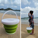 Collapsible Bucket Portable Water Container for Car Washing Home Camping Hiking