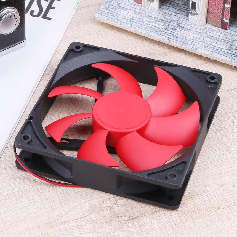 12cm 120mm DC12V 1800R 120x120x25mm  2Pin Cooling Fan for PC Newly
