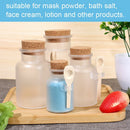 Organizer Storage Container Bath Salt Bottle Frosted Seal Jar Cork Stopper