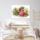 14CT Partial Cross Stitch Red Yellow Roses Counted DIY Home Decoration Gifts