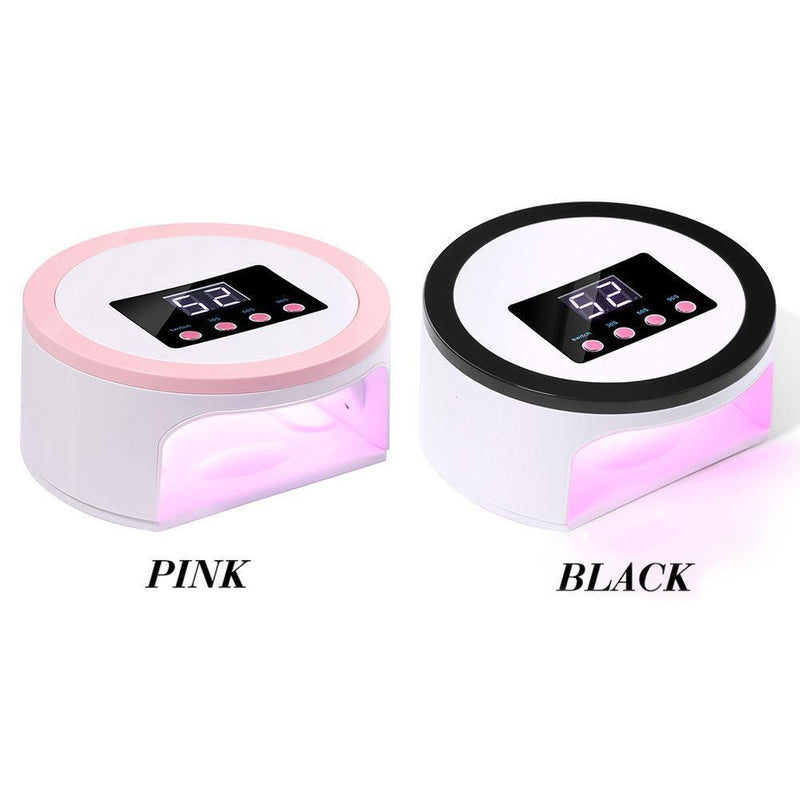 Nail Quick Dryer Detachable Base Nail Lamp Curing Gel Nail Polish (US Pink)