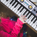 Kids Piano Keyboard 37 Keys Electronic Keyboard Educational Toys - Black