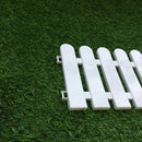 20*50CM Plastic Wooden Effect Lawn Border Edge Garden Edging Picket Fencing