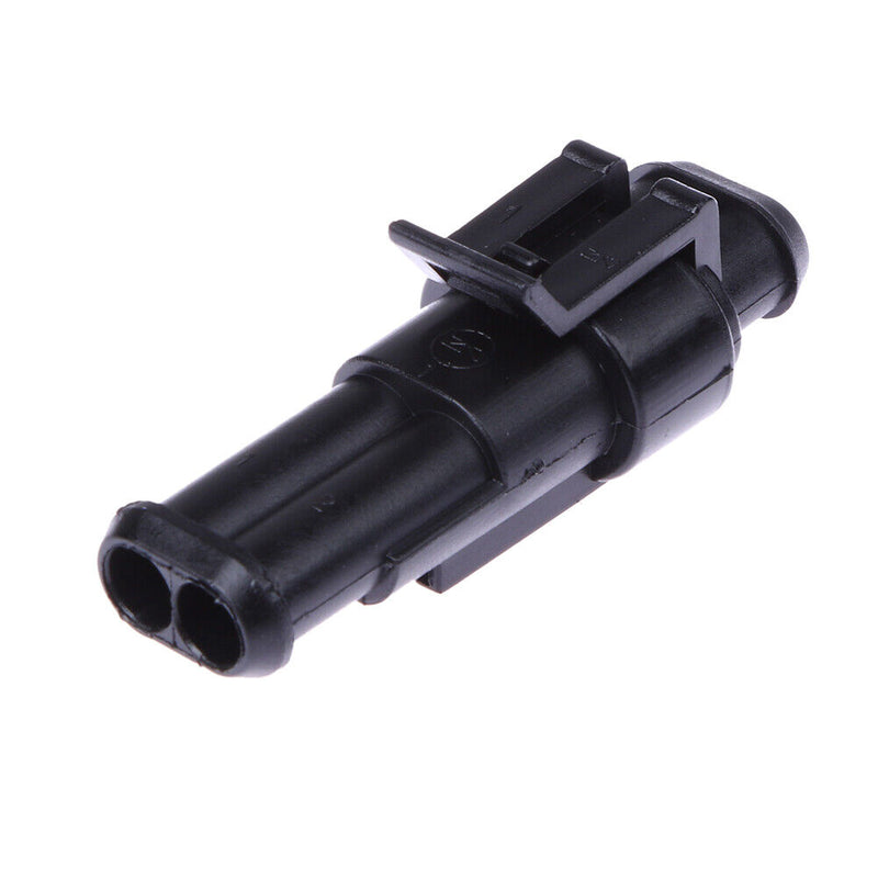 5 Sets 2 Pin Car Waterproof Wire Connector HID Plug 1.5mm Terminals 18 AWG