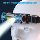 XPG+COB LED Portable Headlight USB DC Rechargeable Night Fishing Headlamps