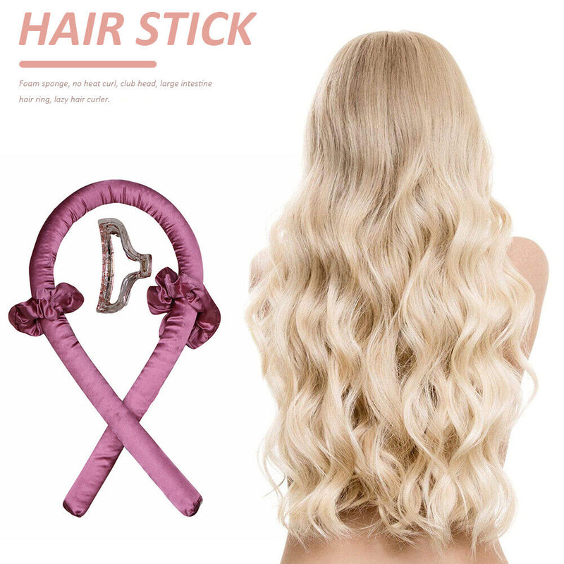 Sponge Hair Roller No Heat Hair Wave Curler Rod Sleep Hairdressing Tool (5)