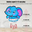 Baby Kids Basketball Hoops Set Indoor Basketball Backboard Toys (Elephant) Newly